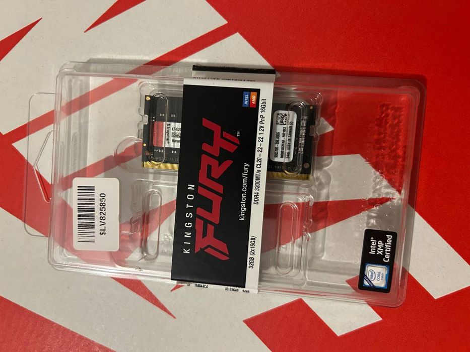 Оперативная память kingston fury 16gb