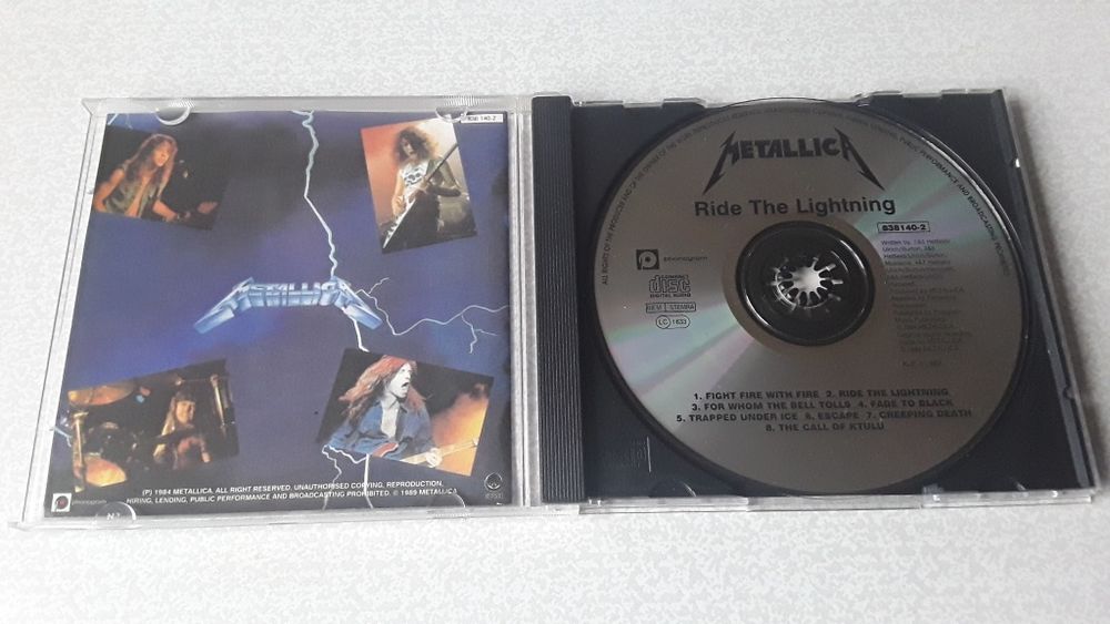 CD Metallica Ride the lightning