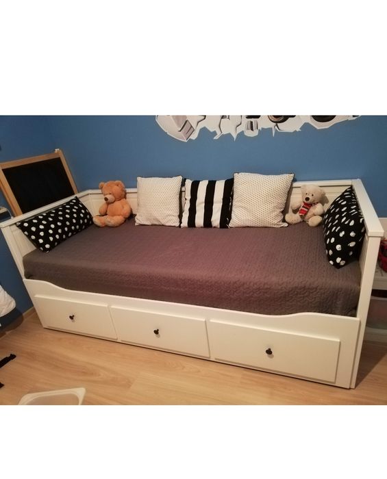 Łóżko Ikea Hemnes rozkładane