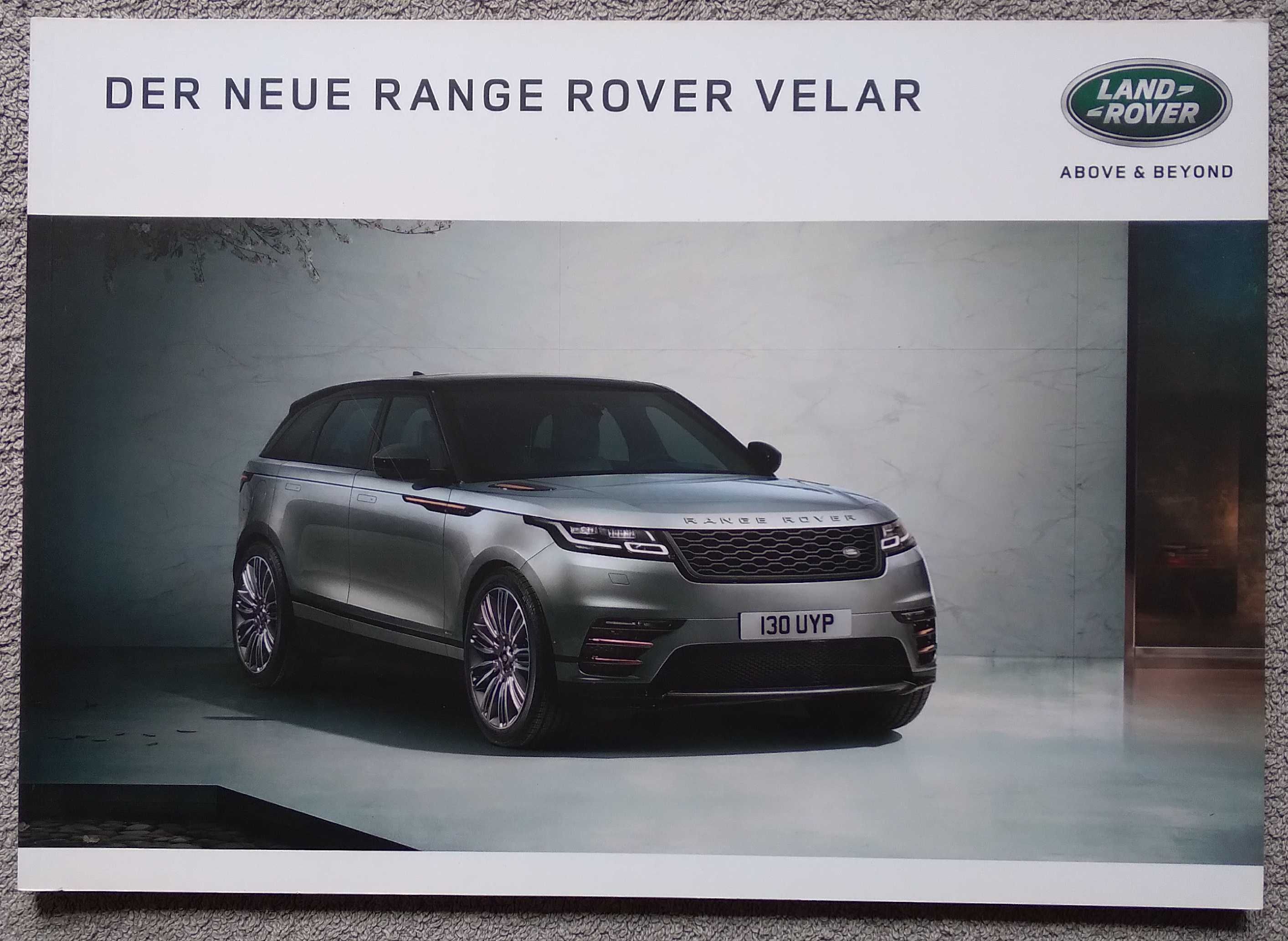 Prospekt Range Rover Velar rok 2017