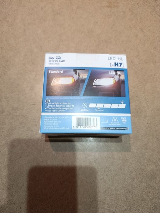 Zestaw żarówek H7 LED Narva