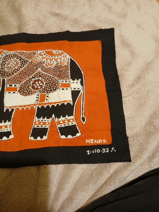 Wyszywany Słoń Indie