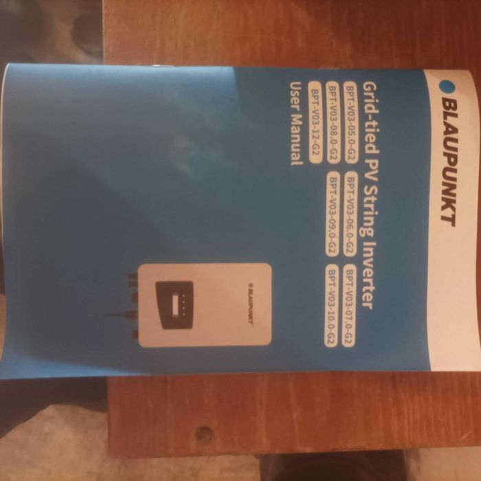 Falownik fotowoltaiczny Blaupunkt BPT-V03-10.0-G2