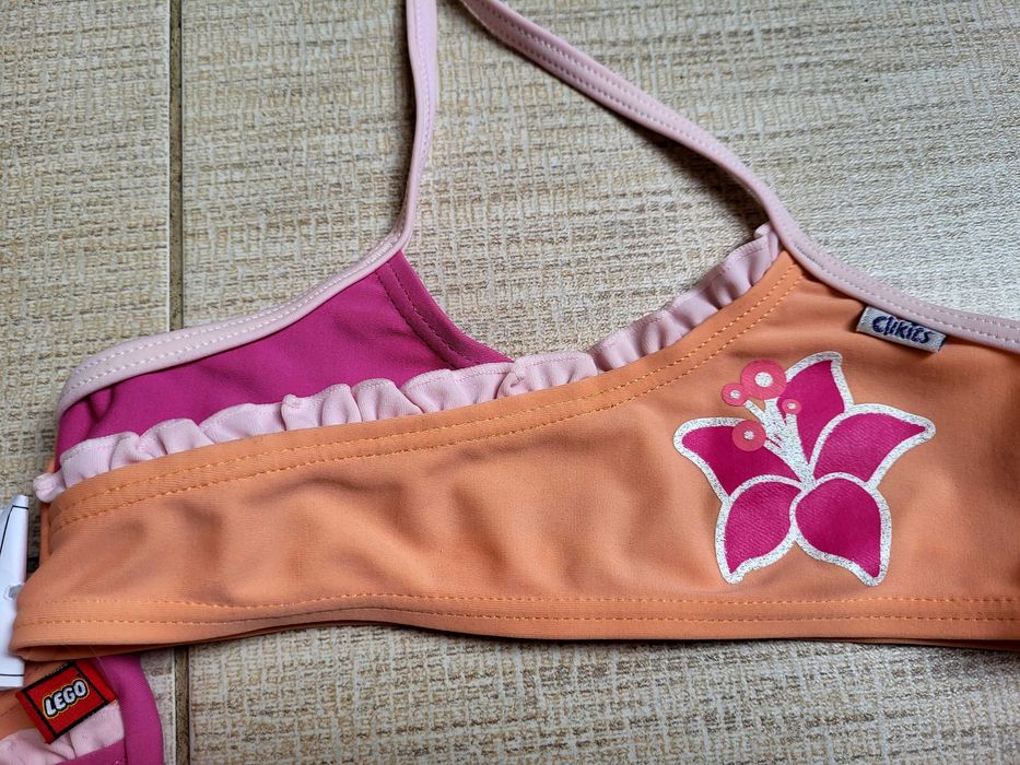 strój, kostium kąpielowy dwuczęściowy Lego 116 nowy z metką