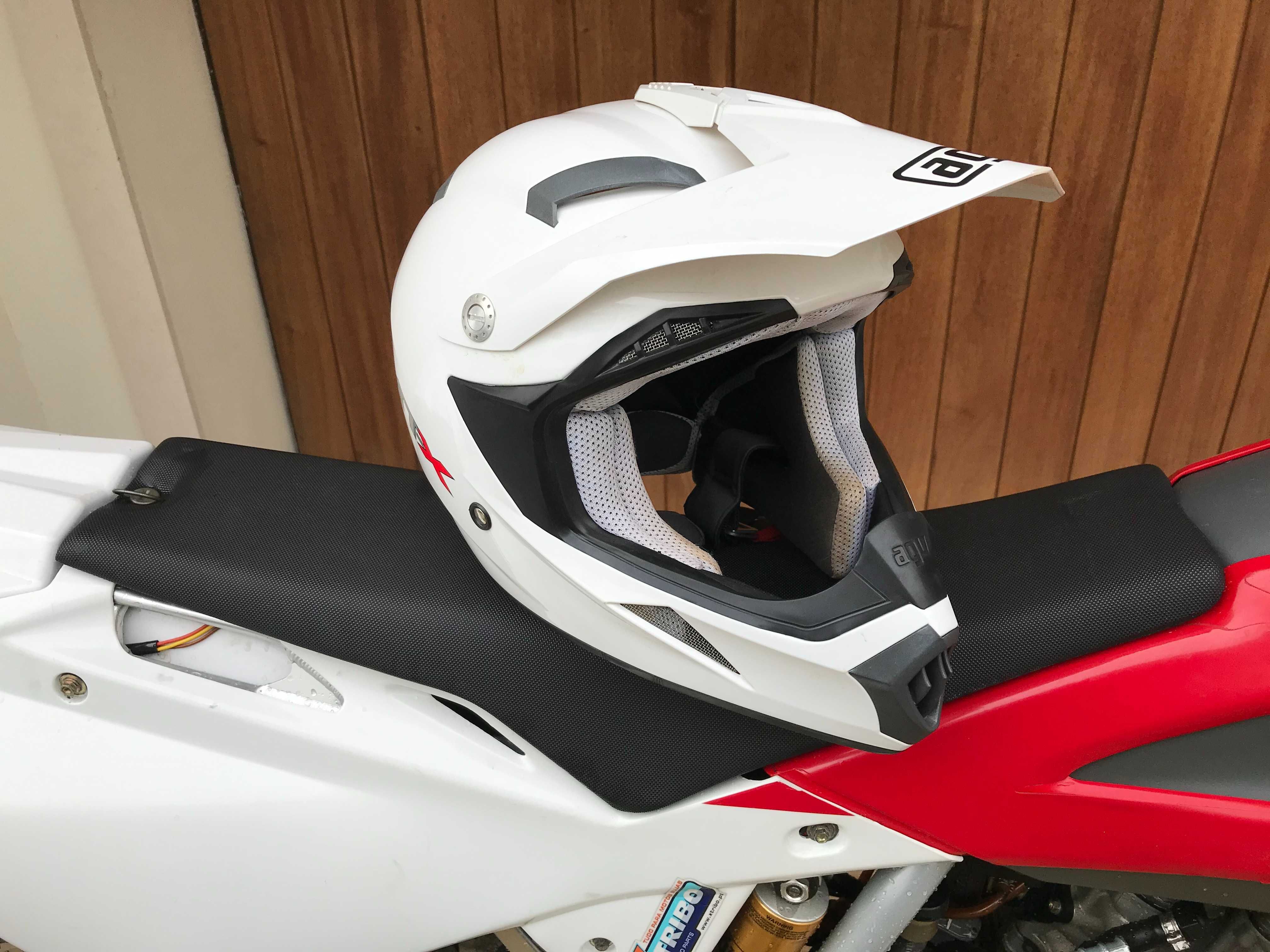 Capacete Cross Enduro AGV MT-X Branco