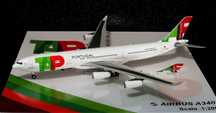 TAP Air Portugal Airbus A340-312 CS-TOA escala 1:200 super raro