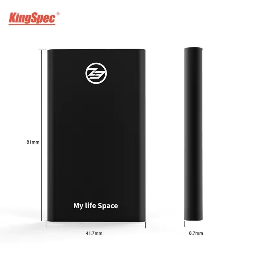 Mini Dysk zewnętrzny ssd Kingspec 256gb typ C