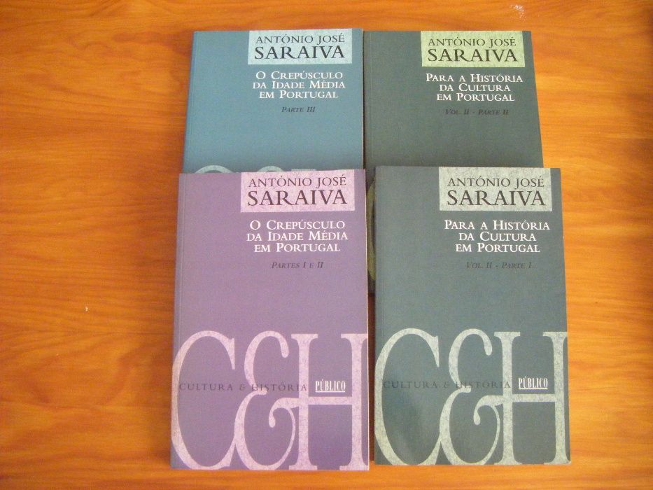8 Livros da Coleção Cultura e História de António José Saraiva