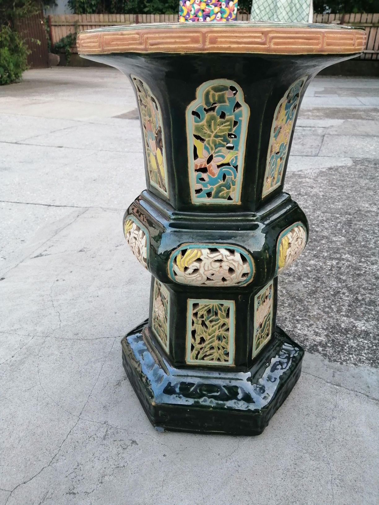 Stojak kolumna chińska ceramika
