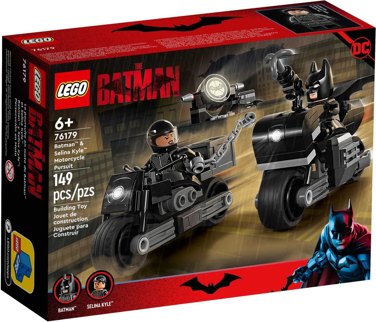 LEGO 76179 Motocyklowy pościg Batmana i Seliny