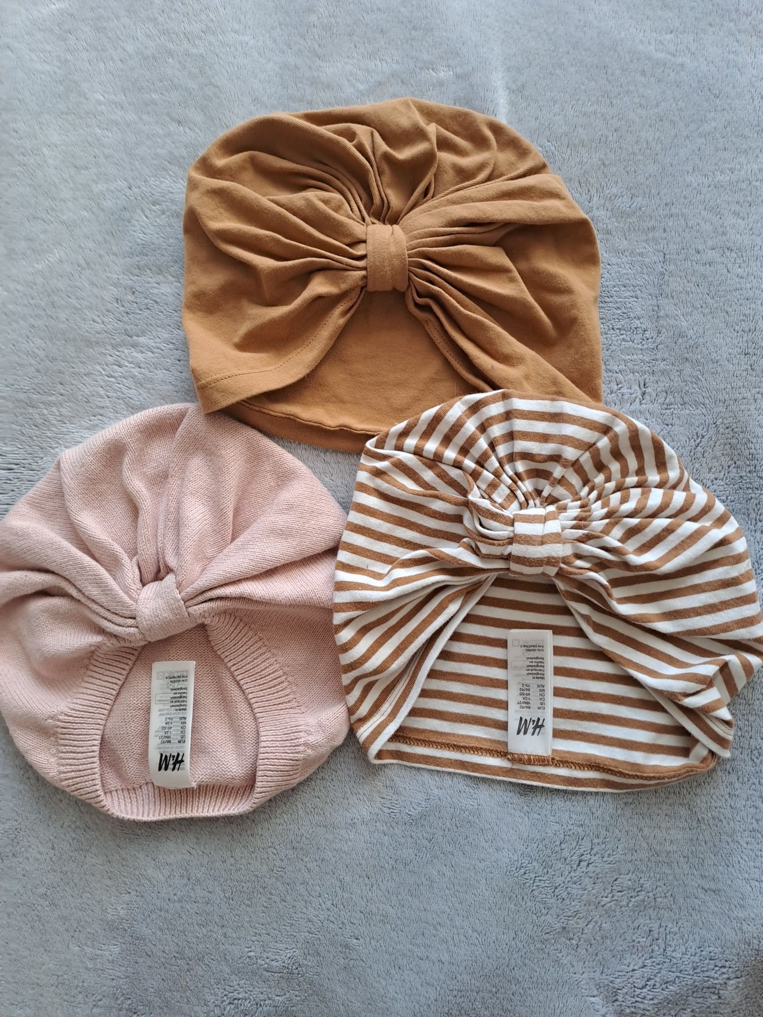 3 x turban H&M r. 86/92