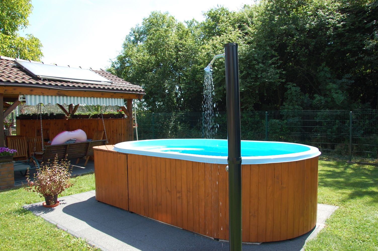 Basen 4x2x1 + Hydromasaż, Pompa Ciepła filtracja, JACUZZI SPA HOT TUB