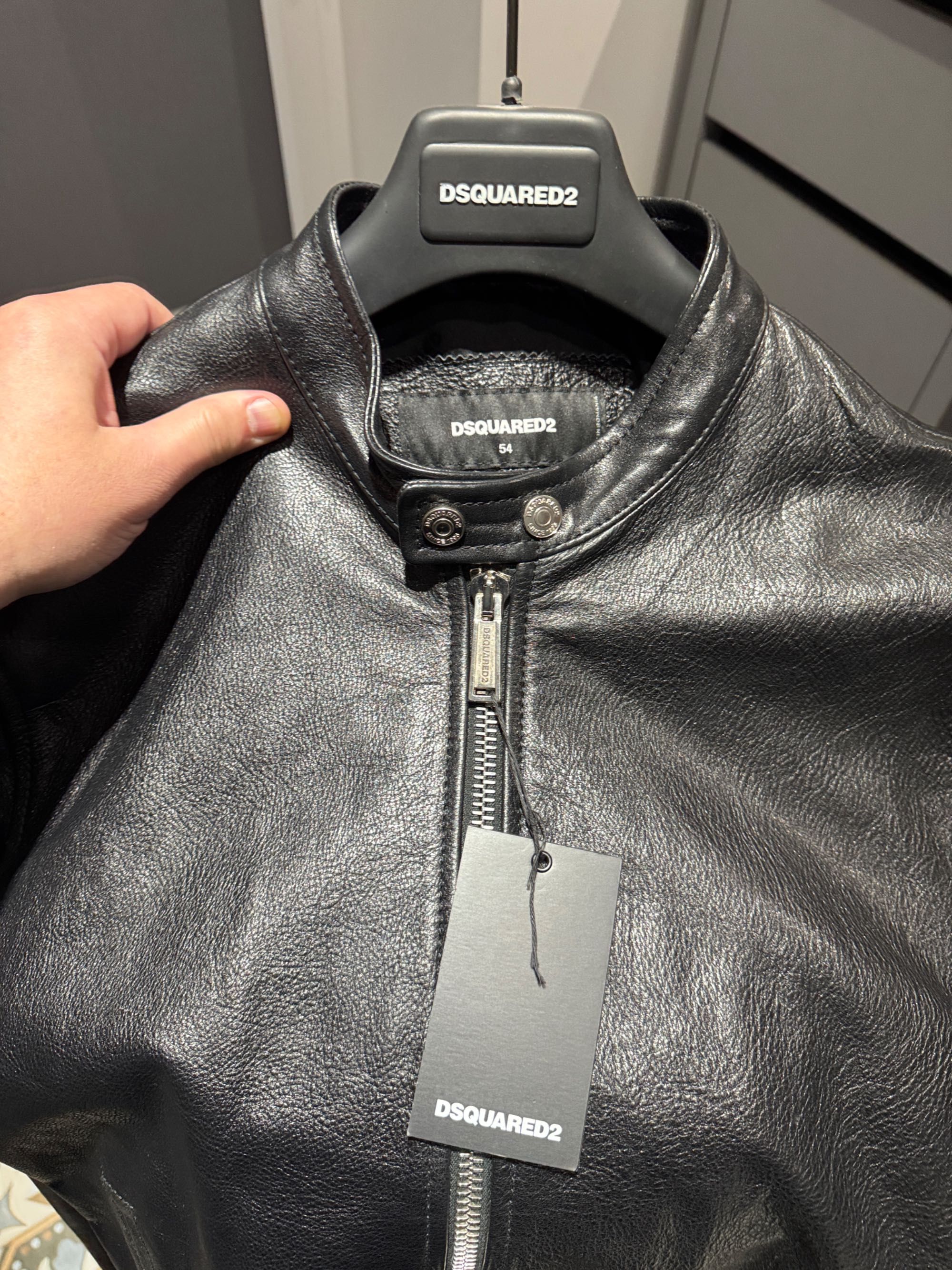 Нова ОРИГІНАЛЬНА шкіряна куртка Dsquared 2