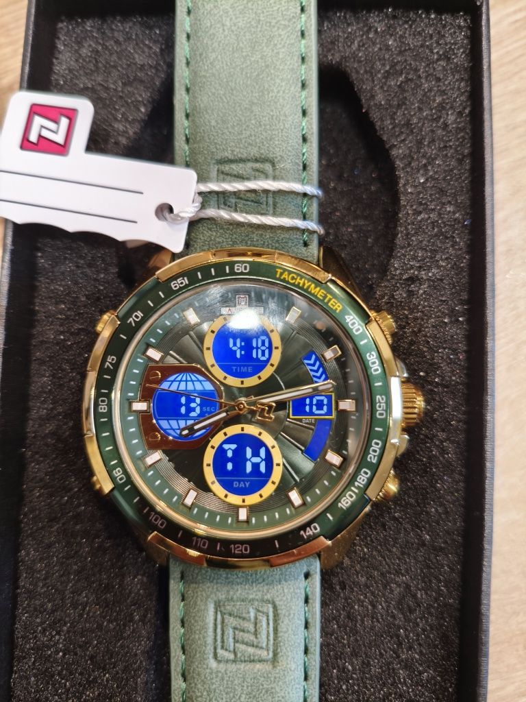 Zegarek naviforce elegancki skórzany pasek