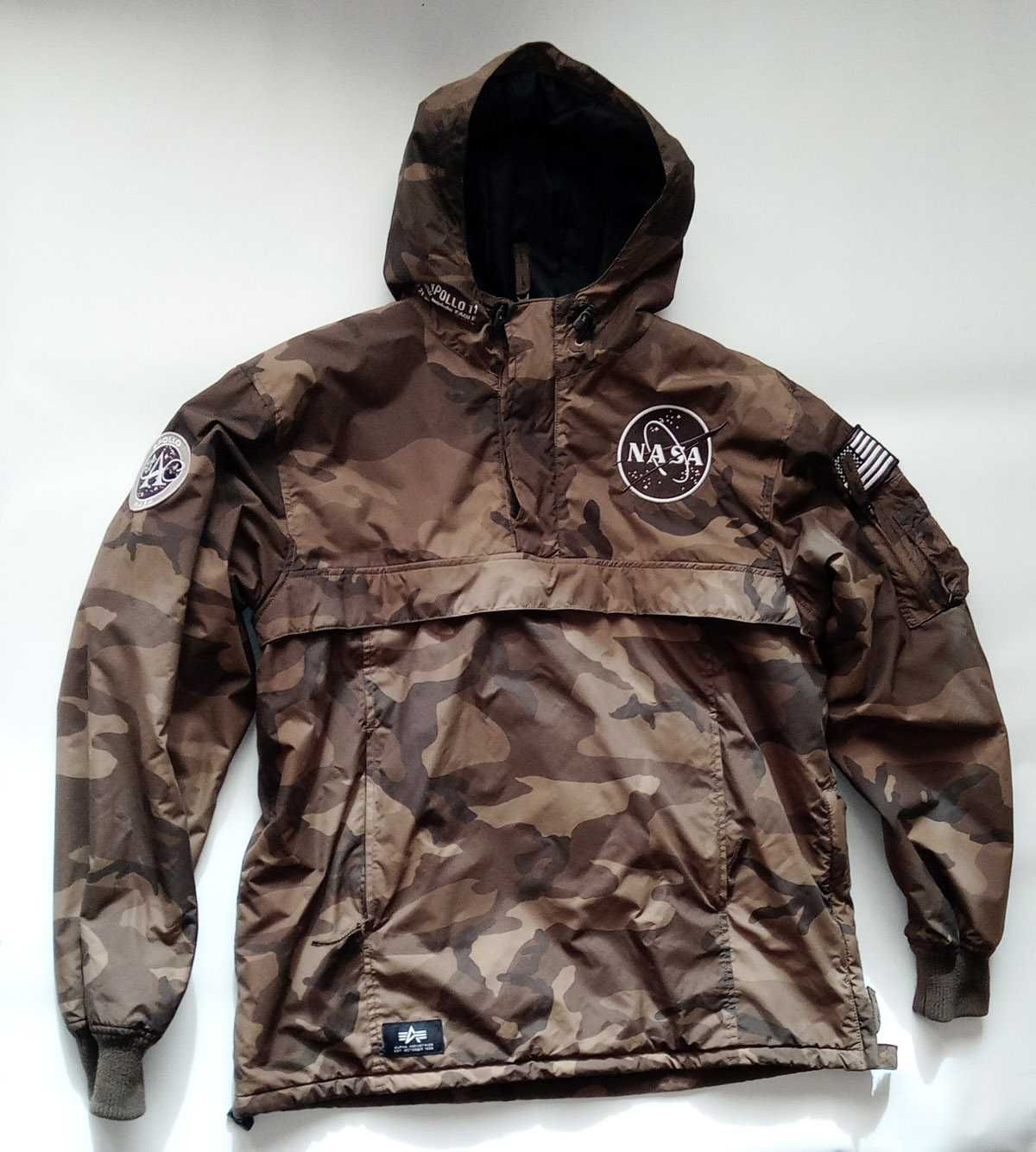 Kurtka Alpha Industries NASA r. L CAMO anorak rozm. L Apollo 11 zimowa