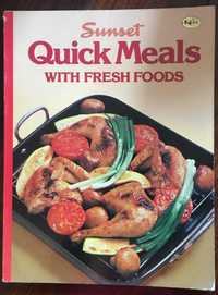 Livro “ Quick Meals with Fresh Foods” em Inglês