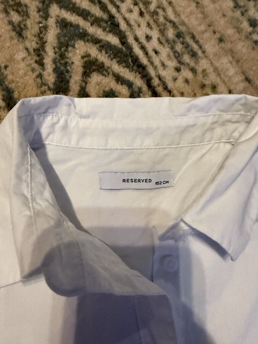 Biała bluzka koszulowa Reserved