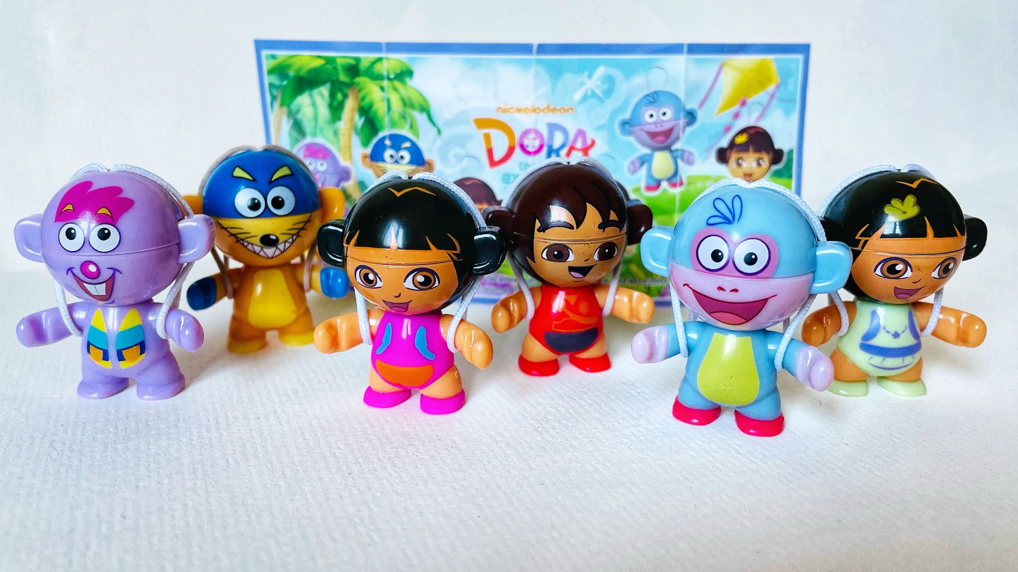 Коллекция «Даша-Путешественница». Dora the Explorer. Игрушки Киндер.
