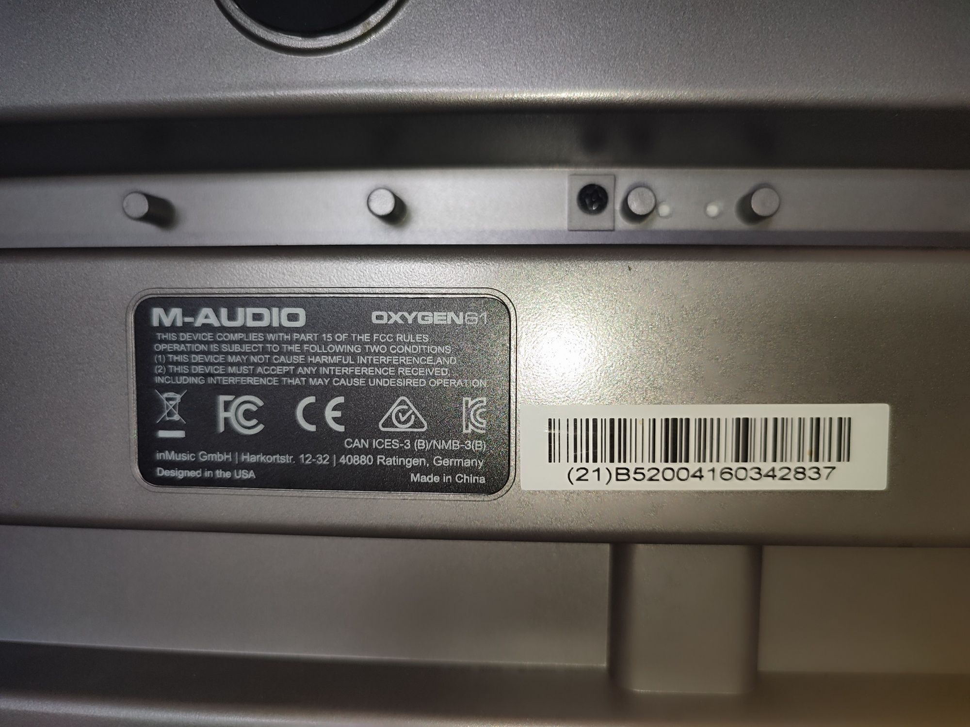 Midi-клавиатура M-AUDIO Oxygen 61