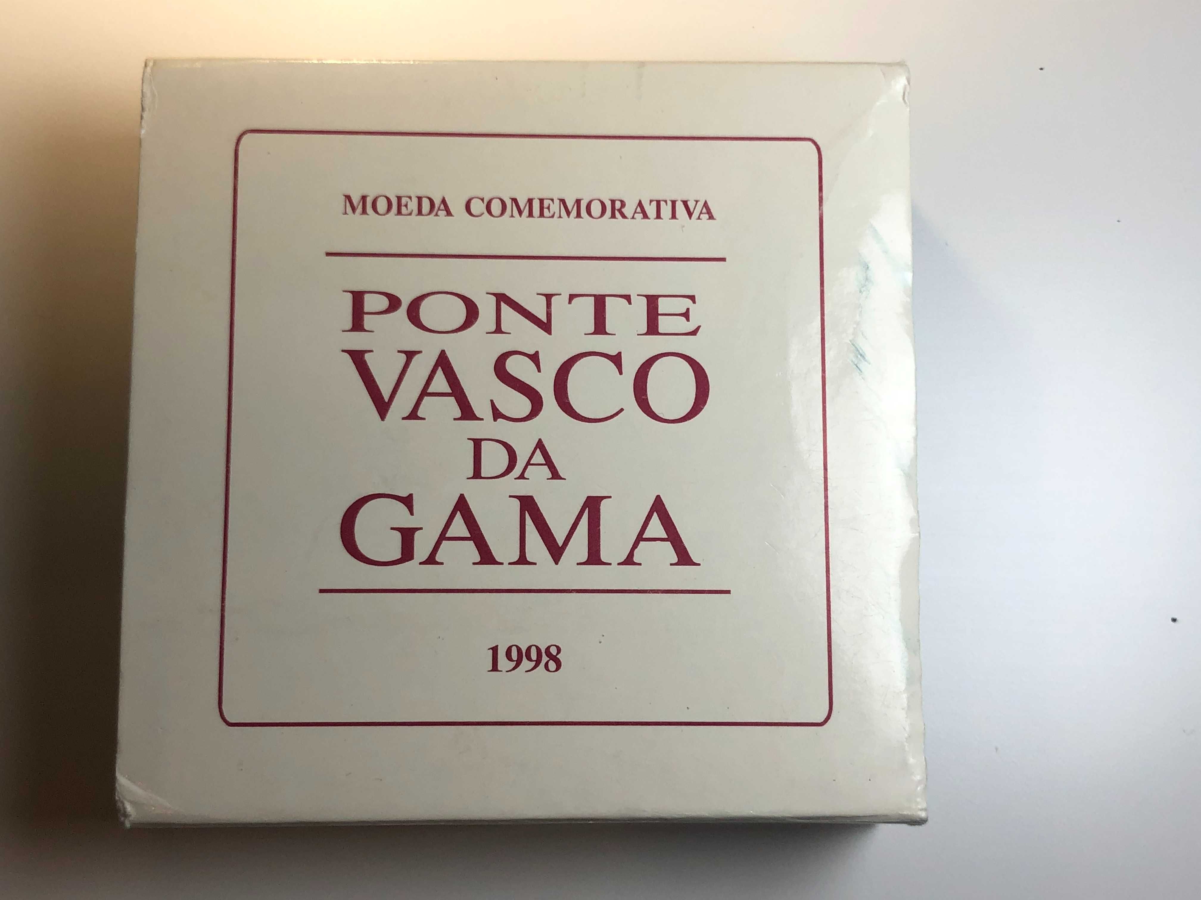 500 Escudos 1998 Prata com Estojo Ponte Vasco da Gama