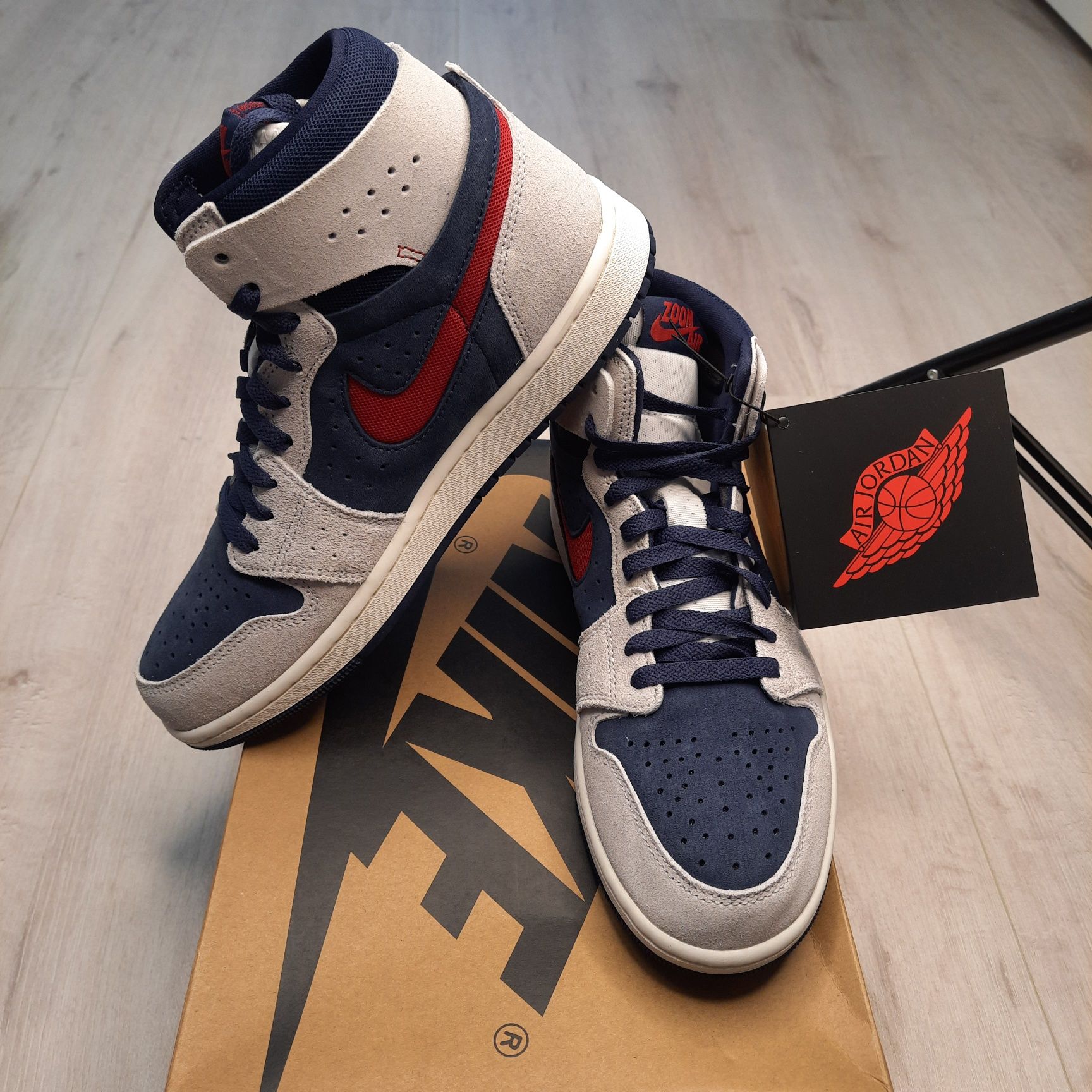 Кросівки Nike Air 1 Zoom Cmft 2 Grey/Blue DV1307-406