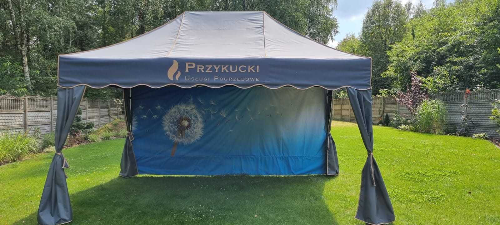 Namiot pogrzebowy 3 x 4,5 (stal) namiot żałobny