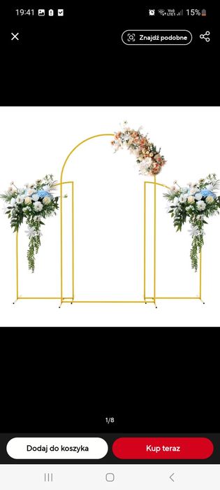 Do sprzedania scianka balonowa, na kwity