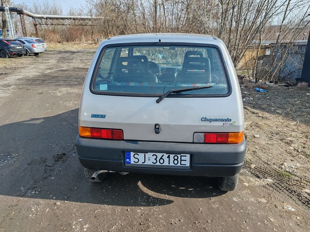 Fiat cinquecento 1997rok stan dobry 704cm3 aż 24km