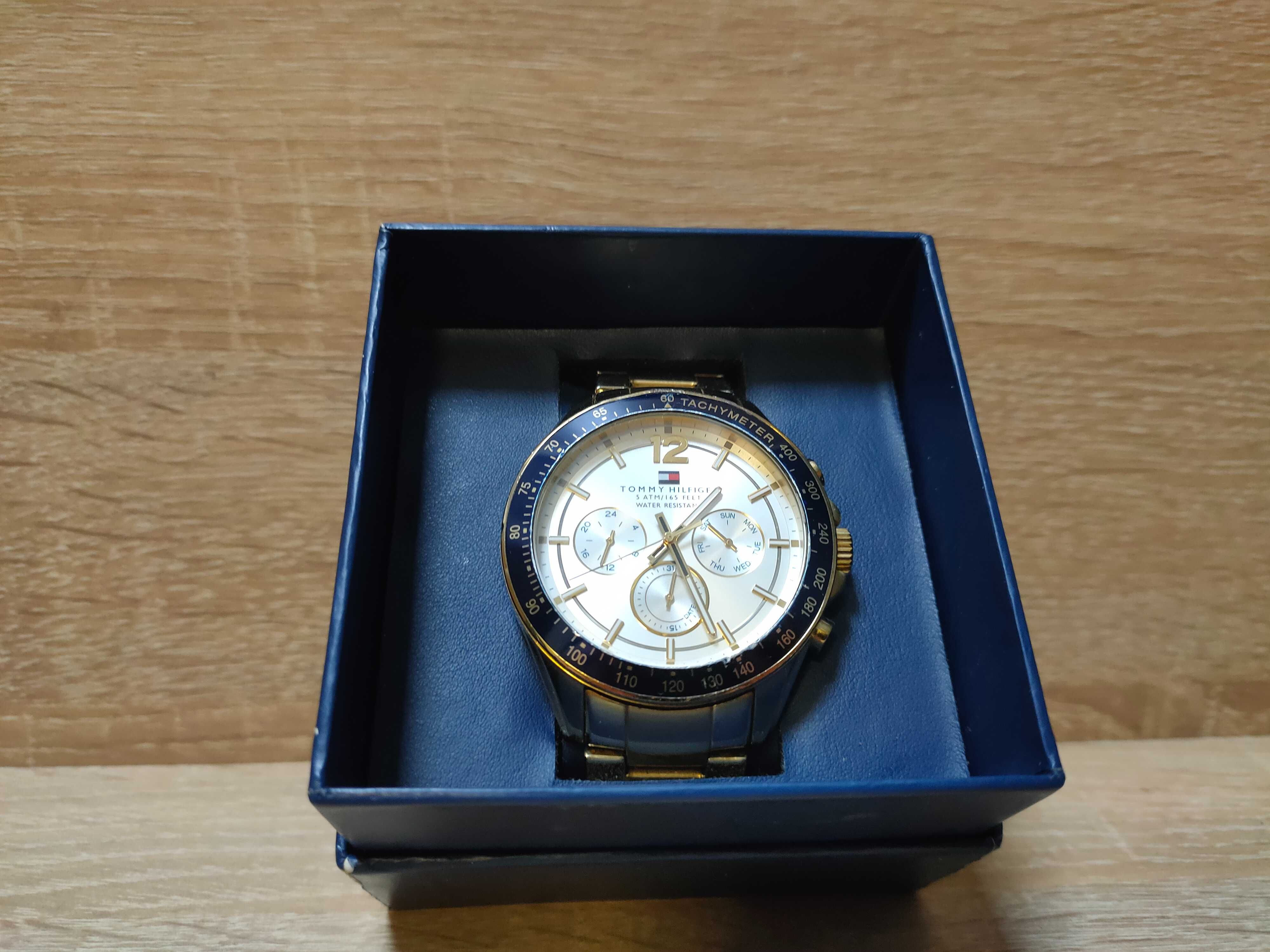 Tommy Hilfiger zegarek męski złoty