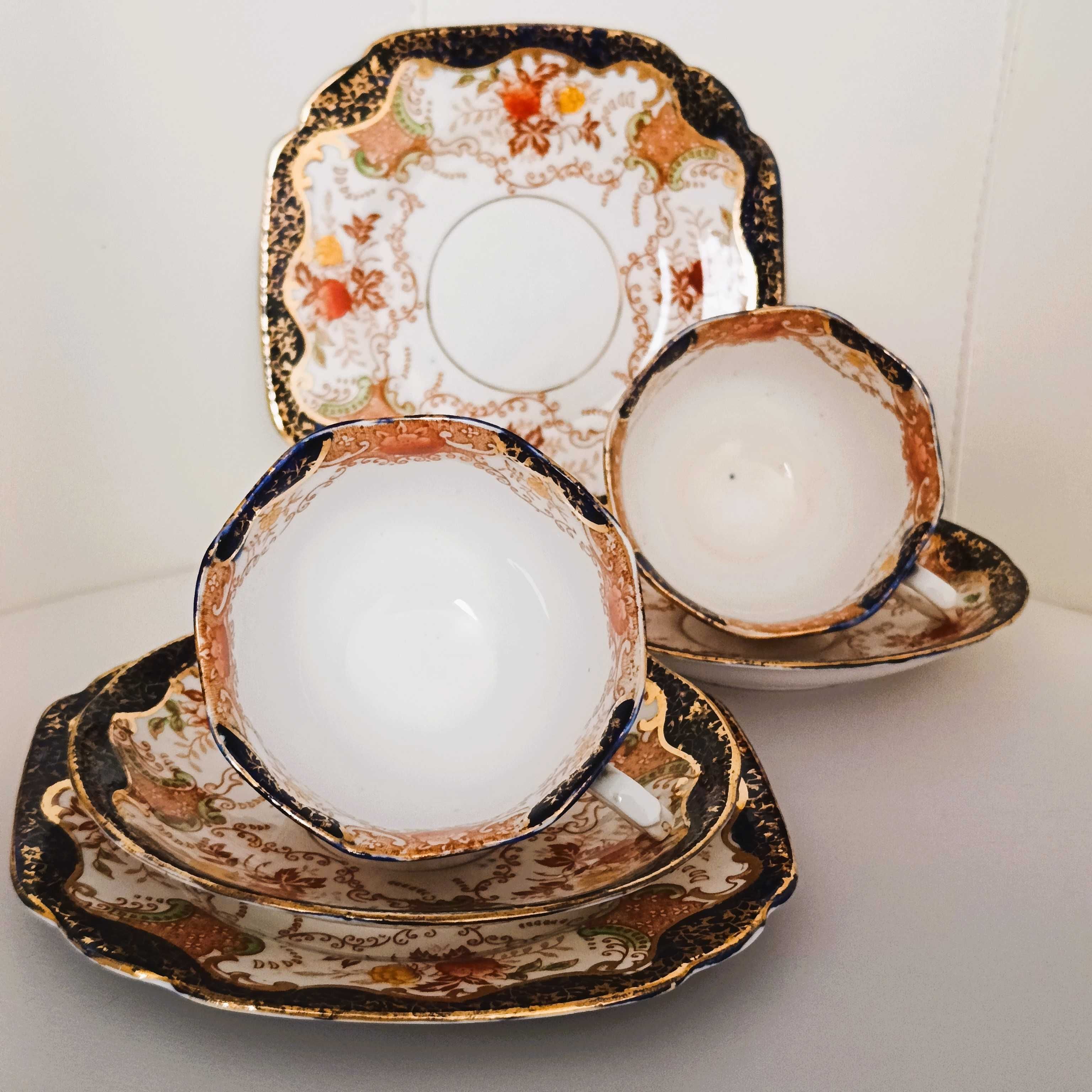 **filiżanka IMARI porcelana CROWN stara sygn. Mayer & Sherratt 1921+