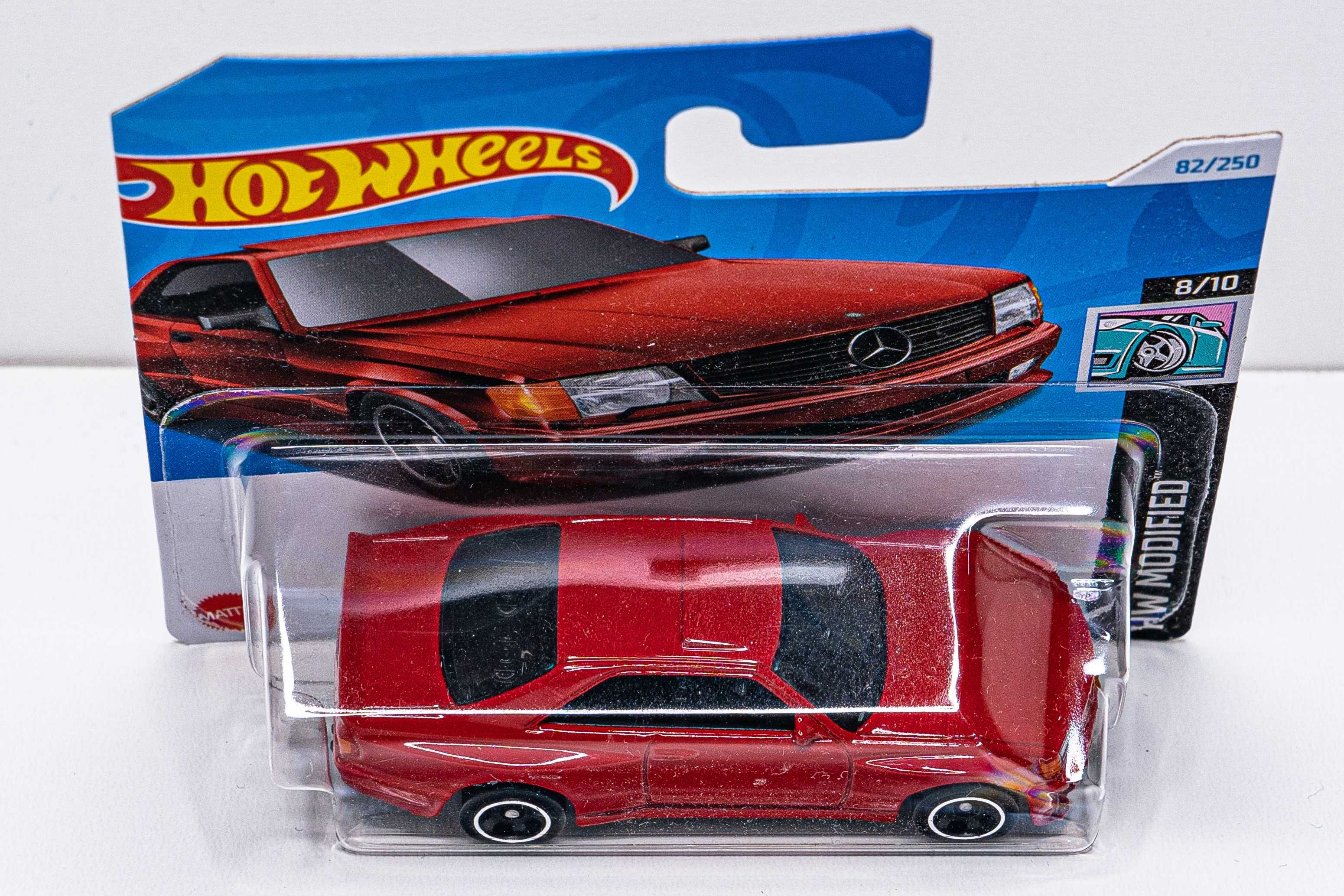 HOT WHEELS 89 Mercedes-Benz 560 SEC AMG 82/250 HW Modified 8/10 - NOWY