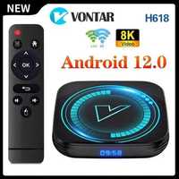 VONTAR H618 8K 4/64 приставка 8K Android 12 Smart TV медіаплеєр