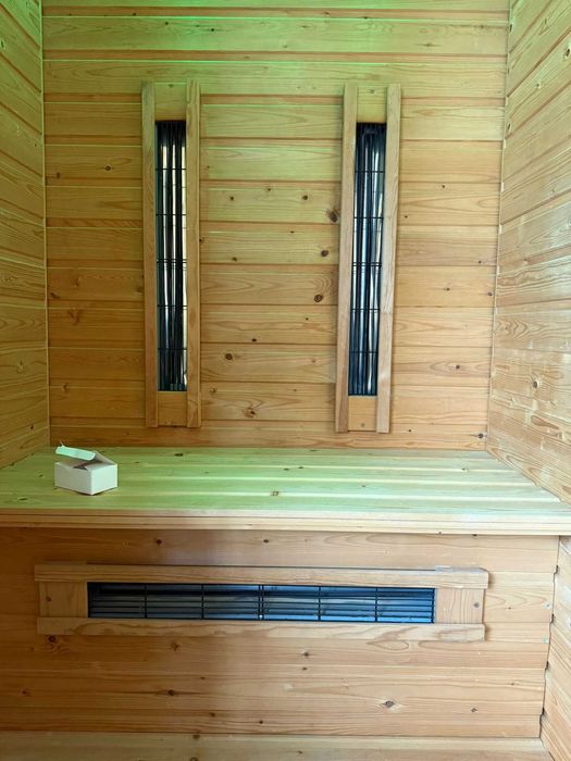 Sauna FIŃSKA kabina infrared na podczerwień 220V 2200 Watt 4 osoby