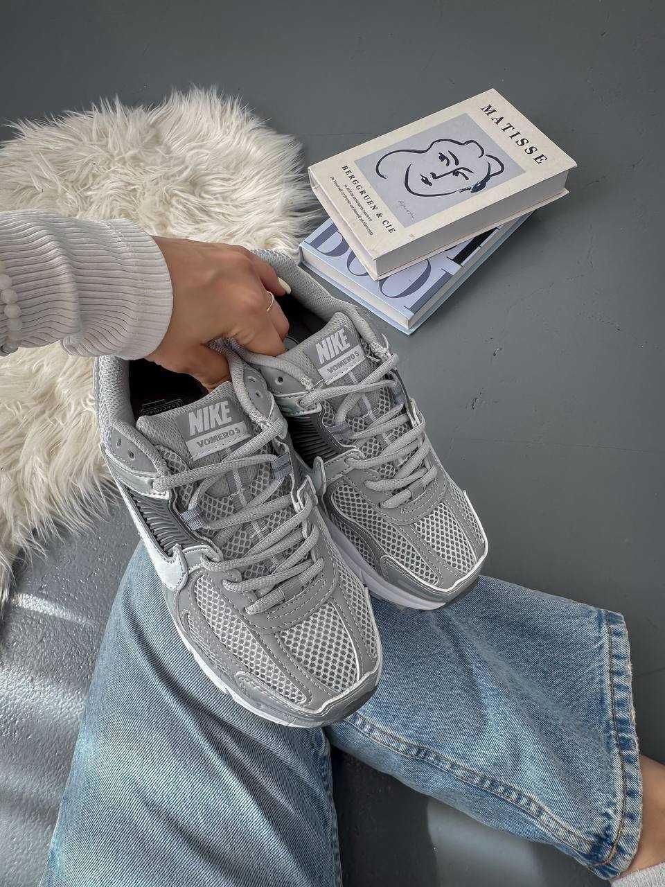 Кросівки Nike Zoom Vomero 5 Silver найк зум срібні сірі білі