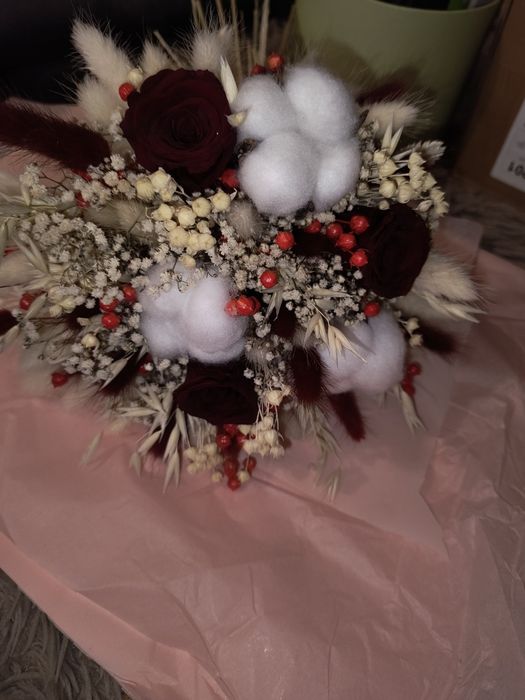 Букети із сухоцвітів, весільні букети, бутоньєрки на замовлення