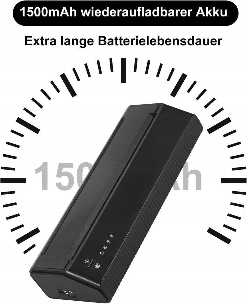 Drukarka szablonów do tatuażu połączenie Bluetooth