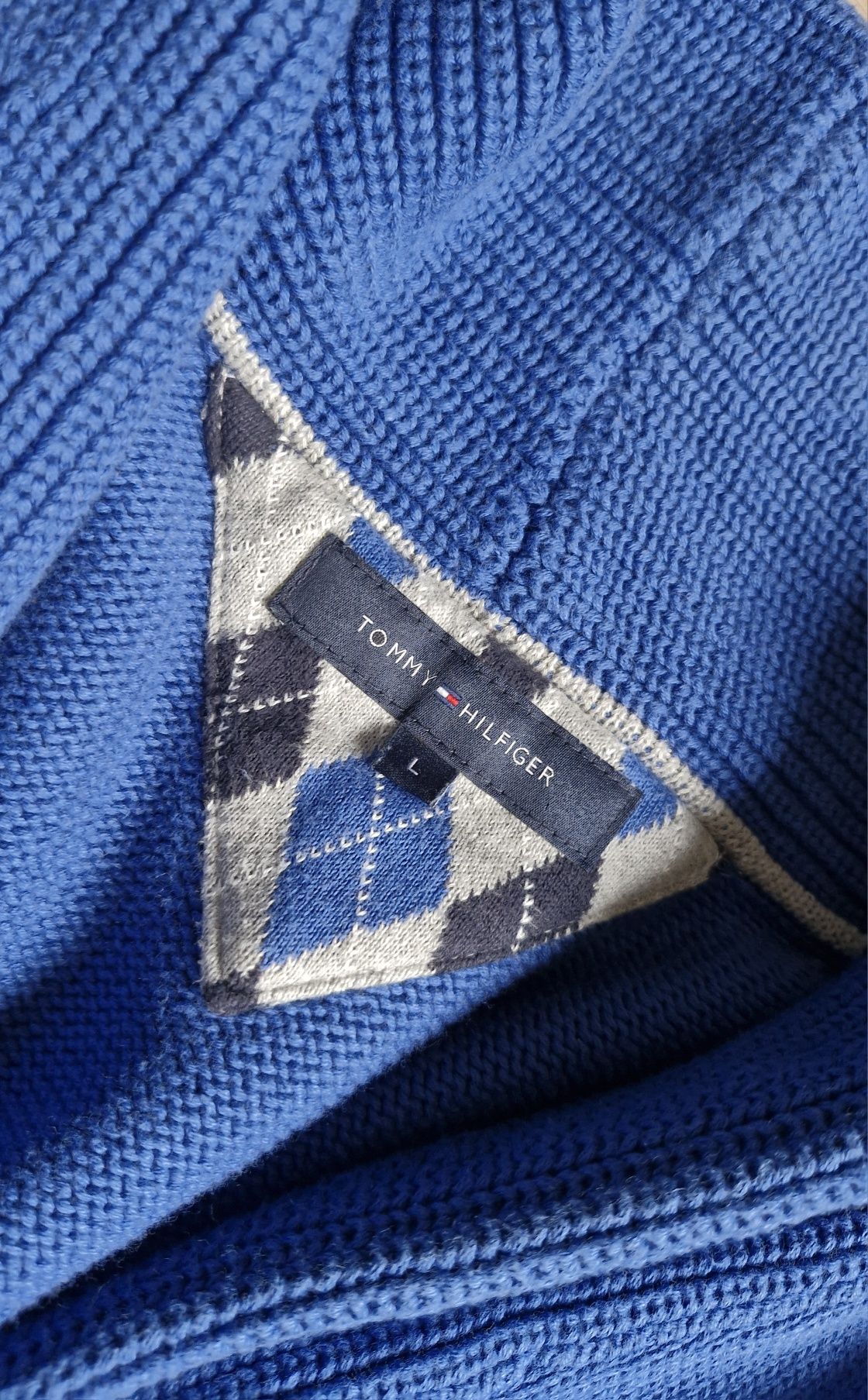 Premium * Sweter Tommy Hilfiger * L * Gruby ciepły! Mega fajny !