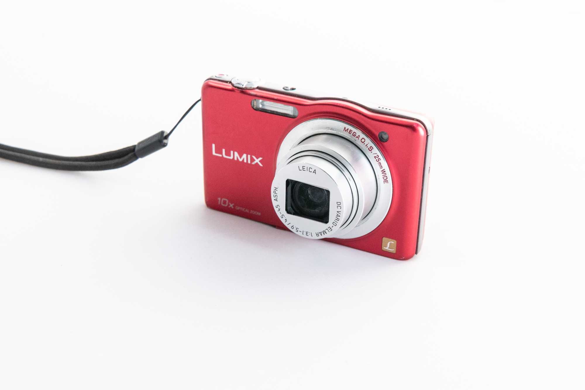 Aparat cyfrowy Panasonic LUMIX DMC-SZ1 w kolorze czerwonym komplet