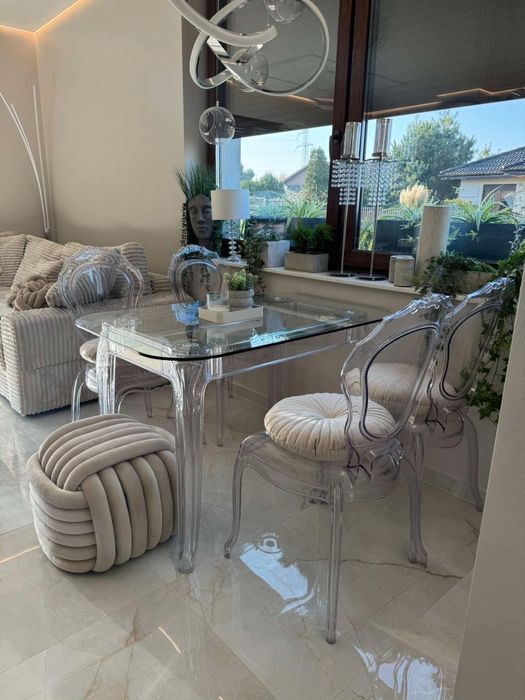 Zestaw Glamour Stół + krzesla PREMIUM