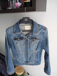 Niebieska kurtka jeansowa r.34