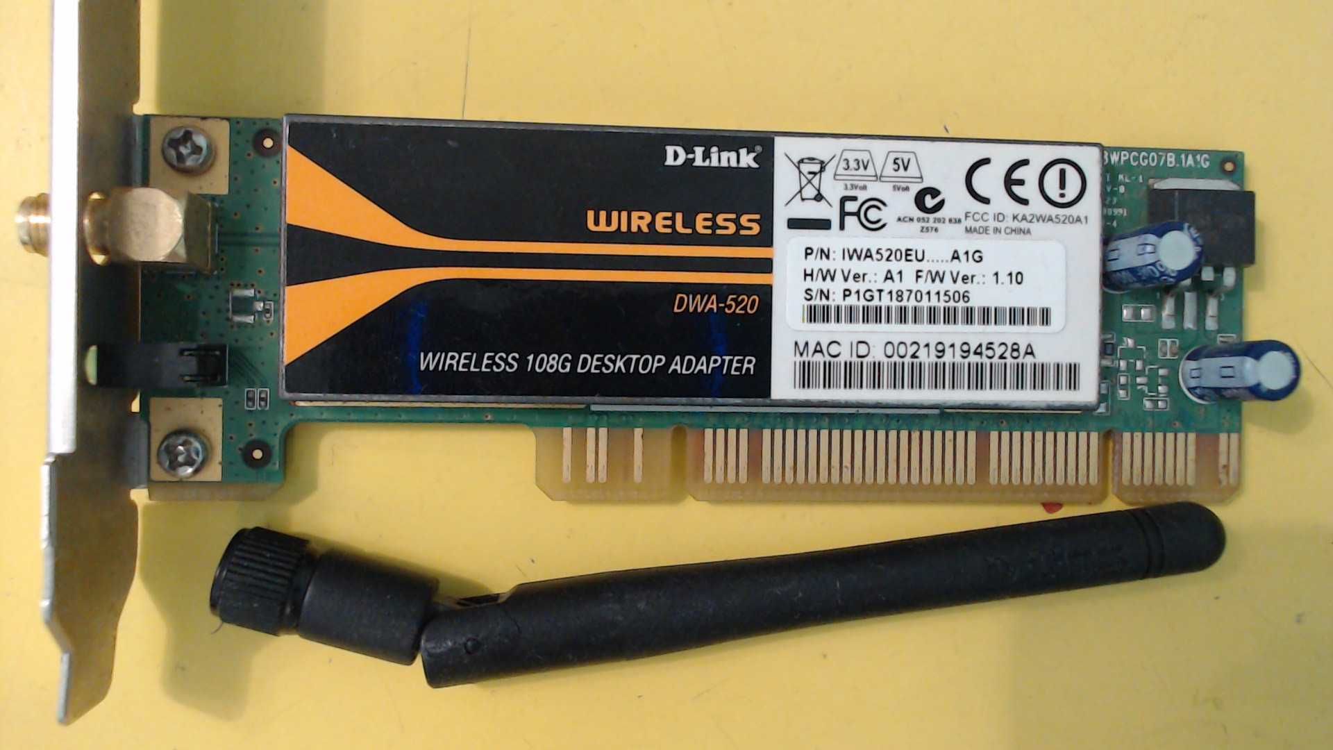 Wi-Fi адаптер D-Link DWА-520