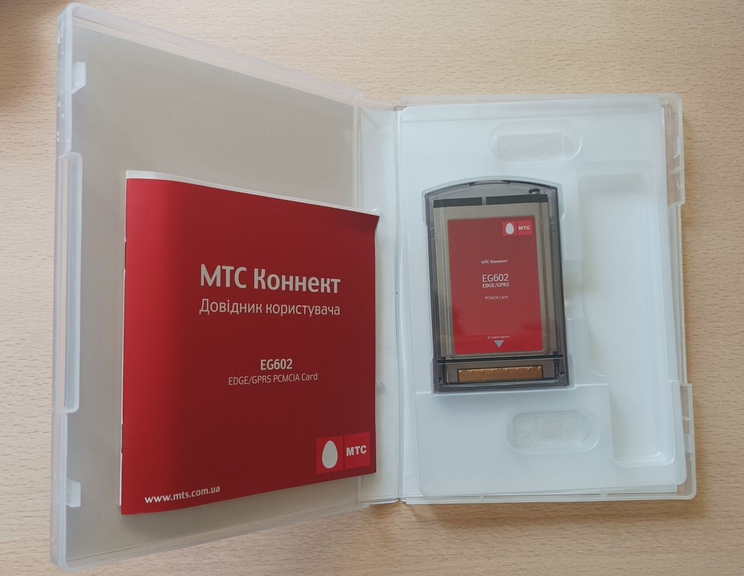 МТС Коннект eg602 для ноутбука EDGE/GPRS PCMCIA card