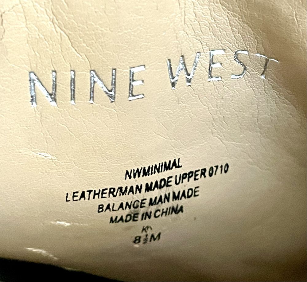 Czarne botki Nine West 39,5 nowe