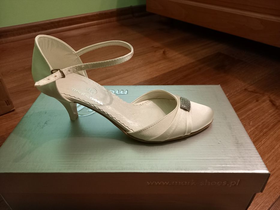 Buty ślubne, wizytowe, czółenka  NOWE