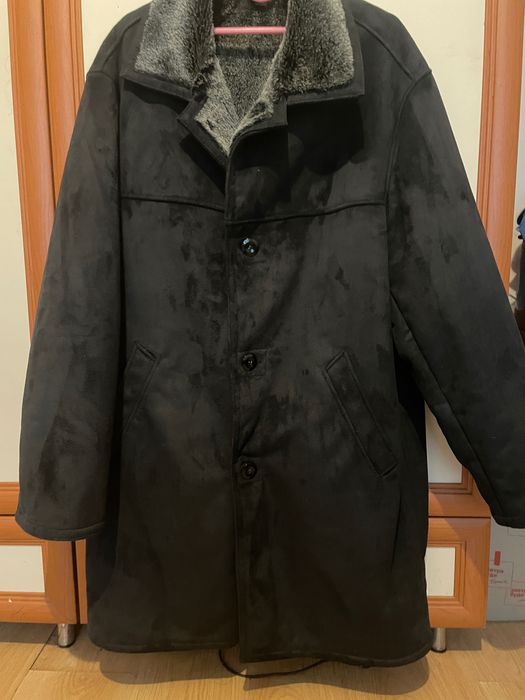 Мужская зимняя дубленка