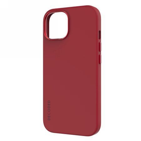 Etui Decoded Silikonowe do iPhone 15 z MagSafe - Czerwone