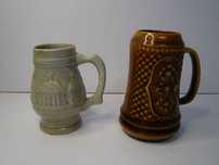 kolekcjonerskie ceramiczne kufle kufel do piwa 2szt = 15zł