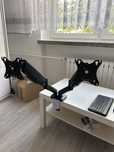 Silver monkey um-800 uchwyt na 2 monitory / laptop
