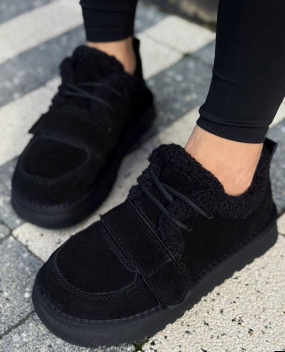 Жіночі зимові кросівки, черевики на натуральному хутрі