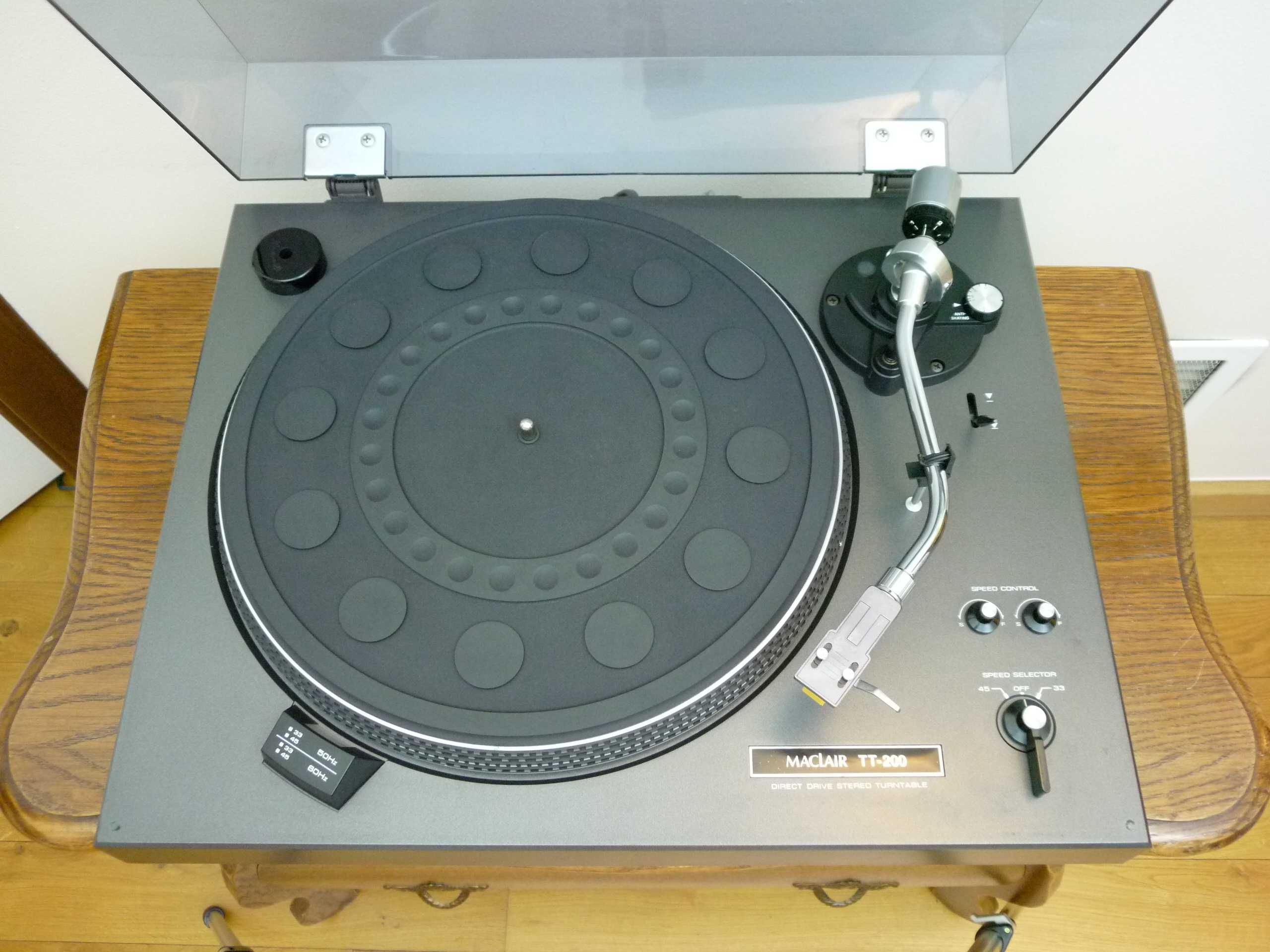 Gramofon MACLAIR TT-200 JAPAN Direct Drive st. idealny